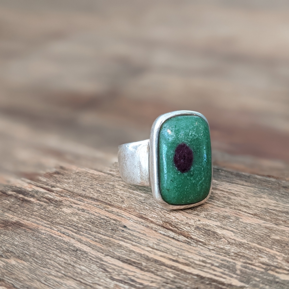 Ruby Zoisite Ring - image 1
